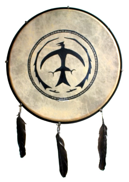 the drum I use for community healing work